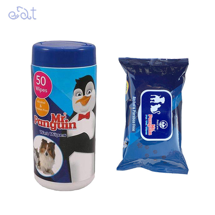 p4.2 دستمال مرطوب سگ و گربه مستر پنگوئن مدل Mr.Panguin Wet Wipes