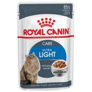 پوچ گربه لایت ویت کر رویال کنین 85 گرم