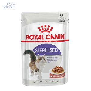 پوچ گربه عقیم شده رویال کنین مدل Royal Canin Sterilised وزن 85 گرم