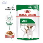 پوچ سگ بالغ برند رویال کنین مدل Royal Canin Dog Mini Adult وزن 85 گرم