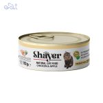 کنسرو گربه نچرال باطعم فیله مرغ و سیب برند شایر Shayer وزن 110 گرم