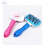 برس موی سگ و گربه با دکمه تخلیه مو مدل Pet Grooming Brush