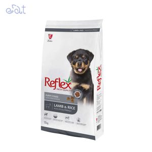 غذای خشک مخصوص توله سگ رفلکس حاوی گوشت بره و برنج مدل Reflex Puppy Dry Food Lamb and Rice وزن 15 کیلوگرم
