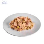پوچ سگ هام هام با طعم گوشت ماهی و برنج وزن 150 گرم