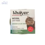 کنسرو گربه نچرال با طعم مرغ و آلوورا برندشایر Shayer وزن 110 گرم