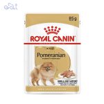 پوچ سگ بالغ پامرانین رویال کنین مدل Royal Canin Adult Pomeranian وزن 85 گرم