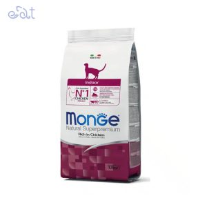 غذای گربه ایندور مونژه با طعم مرغ مدل Monge Adult Rich in Chicken وزن 1.5 کیلوگرم