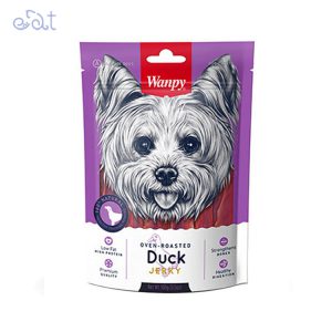 تشویقی سگ ونپی با طعم اردک مدل Duck Jerky Strips وزن 100 گرم