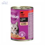 کنسرو گربه ویسکاس با طعم گوشت گاو مدل Whiskas Beef Pack وزن 400 گرم