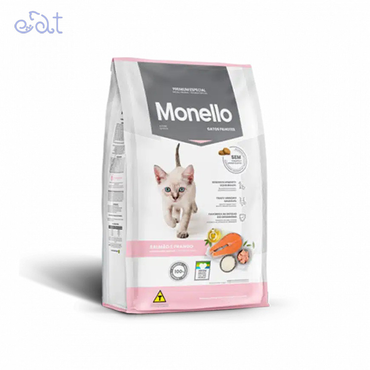 p18 غذای خشک بچه گربه مونلو مدل کیتن Monello Kitten Cat Food وزن 1 کیلوگرم