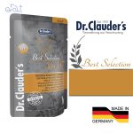 پوچ گربه دکتر کلادرز با طعم مرغ ، قرقاول و زردآلو مدل Dr.clauders Chicken & Pheasant & Apricot وزن 85 گرم