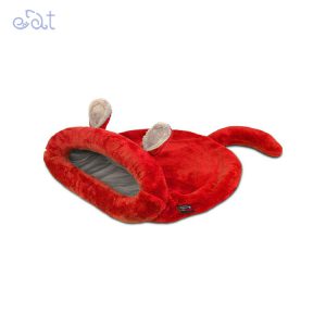 جای خواب سگ و گربه مدل کیسه خواب موشی برند نیناپت NinaPet (رنگ قرمز)