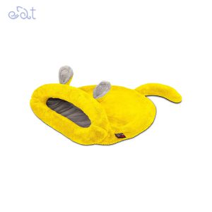 جای خواب سگ و گربه مدل کیسه خواب موشی برند نیناپت NinaPet (رنگ زرد)