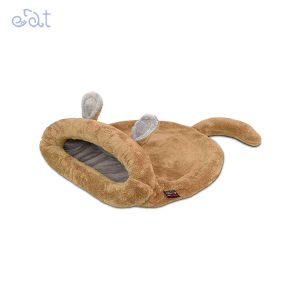 جای خواب سگ و گربه مدل کیسه خواب موشی برند نیناپت NinaPet (رنگ قهوه ای)