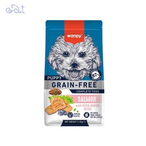غذای خشک توله سگ ونپی با طعم ماهی سالمون مدل Wanpy Puppy Dry Food Salmon وزن 1.5 کیلوگرم