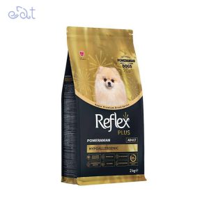غذای خشک سگ رفلکس پلاس مناسب پامرانین بالغ مدل Reflex Plus Pomeranian Adult Dog Food وزن 2 کیلوگرم